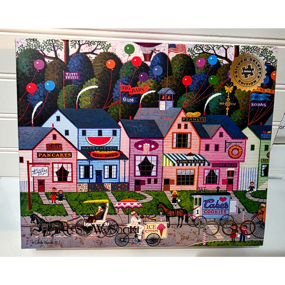 Buffalo Games - Silver Select - Charles Wysocki - Confection Street - 1000 piece
